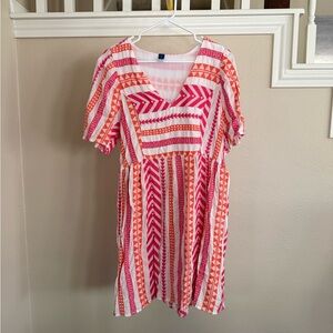 Women’s Old Navy Geometric V-Neck Dress